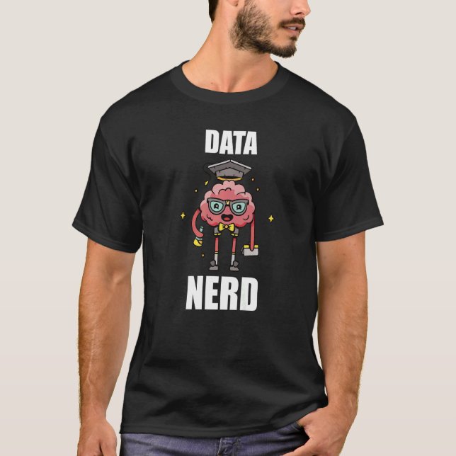 Nerd von Daten T-Shirt (Vorderseite)