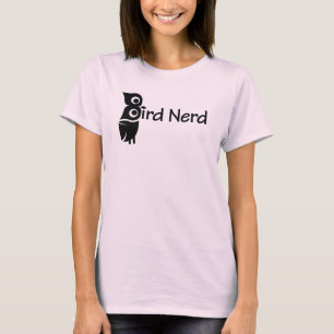 Nerd von Vögeln und Vogelrosa T-Shirt