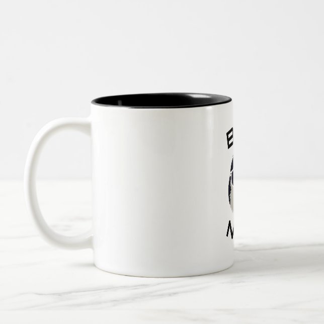 Nerd Zweifarbige Tasse (Links)