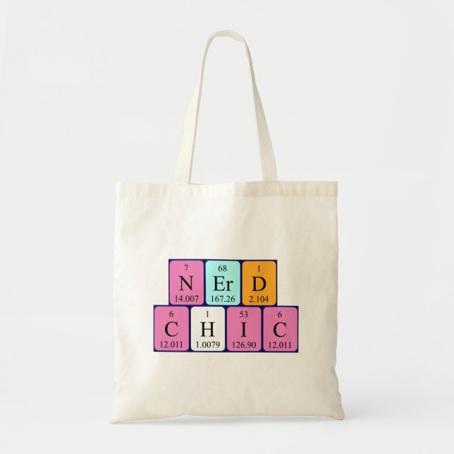 NerdChic Periodischer Tabellensatz Tragetasche (Vorne)