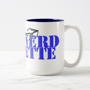 Nerdette Zweifarbige Tasse