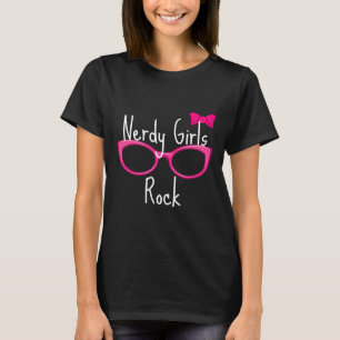 Nerdige Mädchen rocken T-Shirt Gamer Geek Chic Lus