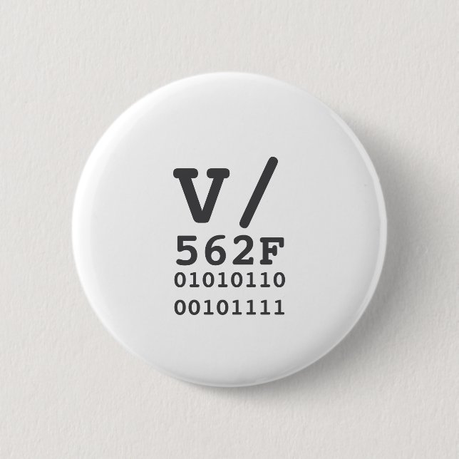 Nerdiger subtiler Protest-Hut Button (Vorderseite)