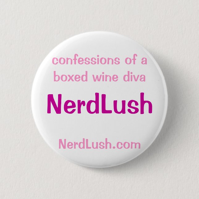 NerdLush- großer Knopf Button (Vorderseite)