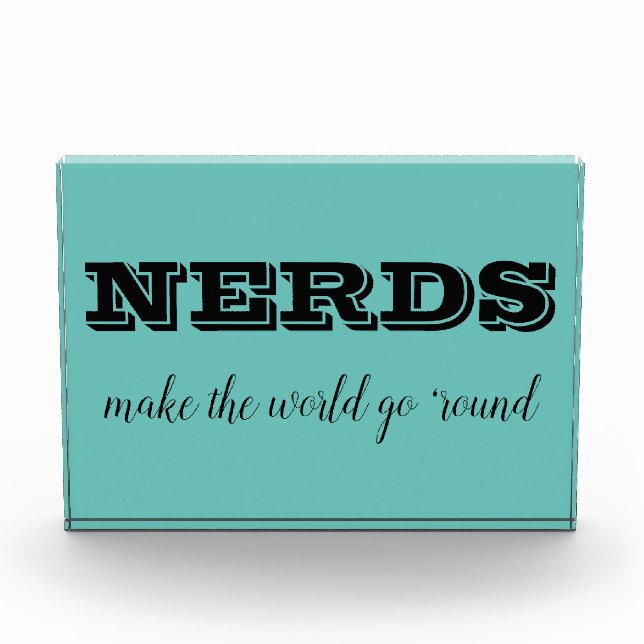 NERDS machen die Welt zum Alltag Fotoblock (Vorderseite)