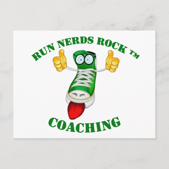 Nerds Rock™ Post Card ausführen Postkarte (Vorderseite)