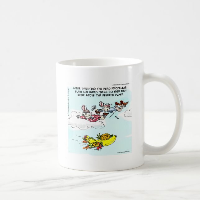 Nerds über fruchtiger Ebene Lustig Tasse (Rechts)