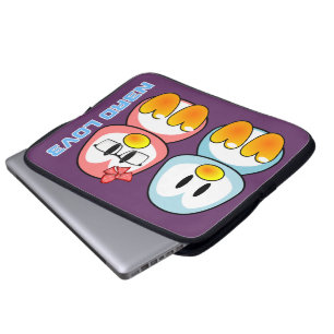 NerdValentine: ComputerGeek Leet sprechen Liebe Laptopschutzhülle