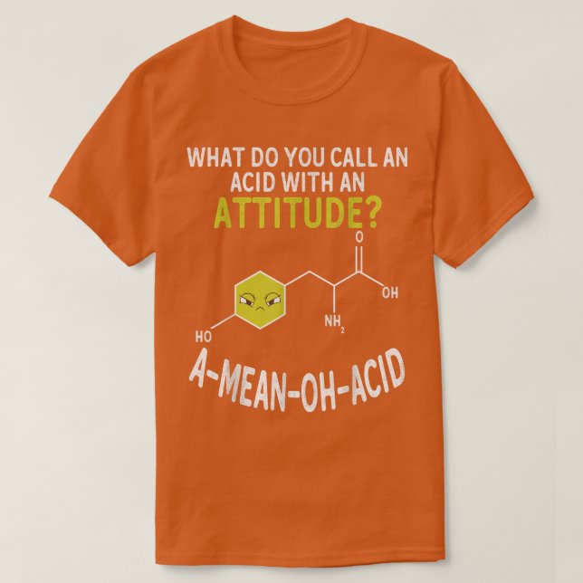 Nerdy Amino Acid Spaß Science & Chemistry Pub T-Shirt (Design vorne)