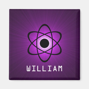Nerdy Atomic Magnet, Lila Magnet