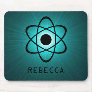 Nerdy Atomic Mousepad, Aquamarin Mousepad