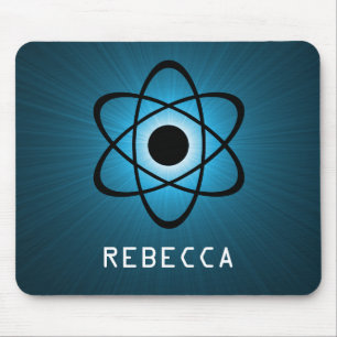 Nerdy Atomic Mousepad, blau Mousepad