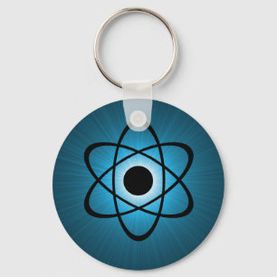 Nerdy AtomKeychain, blau Schlüsselanhänger