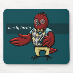 Nerdy Birdy Mousepad