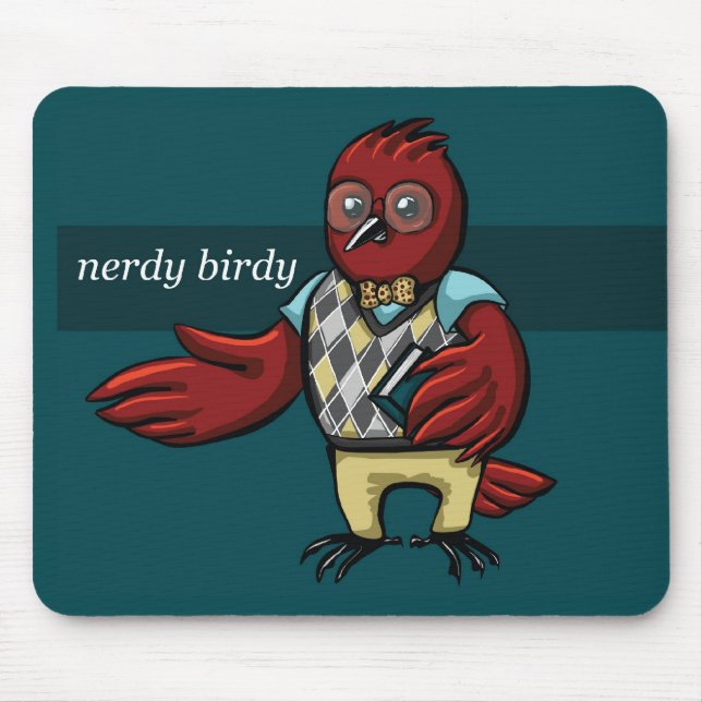 Nerdy Birdy Mousepad (Vorne)