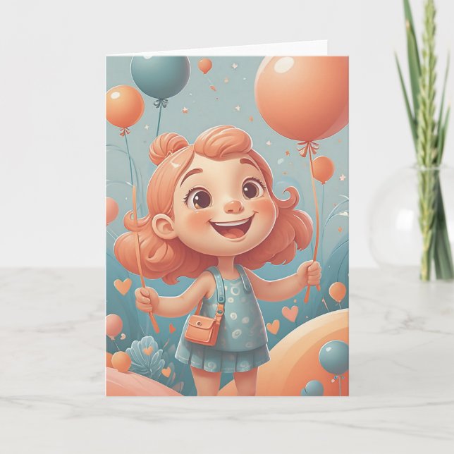 Nerdy Birthday Delight Karte (Vorderseite)