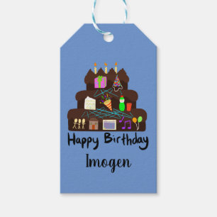 Nerdy Birthday Neural Network Geschenkanhänger
