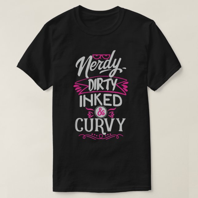 Nerdy dreckiger T - Shirt (Design vorne)