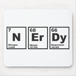 Nerdy Elemente Mousepad