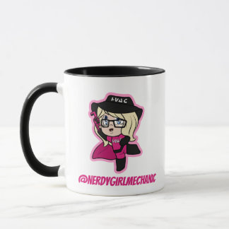 Nerdy Girl Superhero Tasse Mini