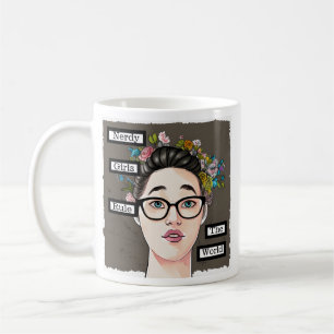 Nerdy Girls regieren die Welt Kaffeetasse