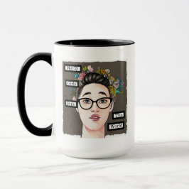 Nerdy Girls regieren die Welt Tasse