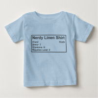 Nerdy LeinenRoleplayGeekgamer-Rüstungs-Shirt