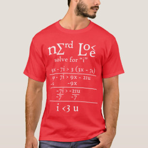 Nerdy Liebe T-Shirt