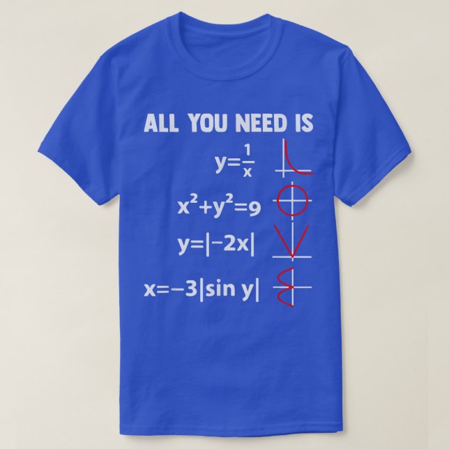Nerdy Math Equation Mathematics Science Geometry  T-Shirt (Design vorne)