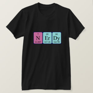 Nerdy Periodenwörterbuch Shirt
