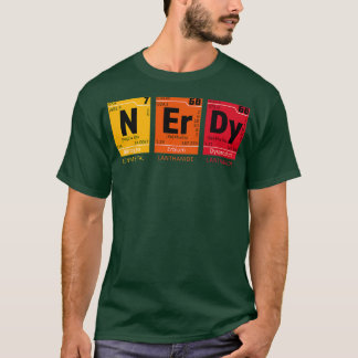 Nerdy Periodic Table Funny Science Premium T-Shirt