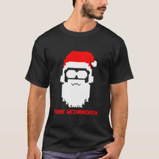 Nerdy Santa Claus Santa Claus Frohe Weihnachtszeit T-Shirt
