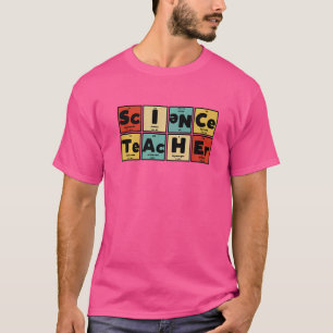 Nerdy Science Teacher Periodic Table Elements T-Shirt