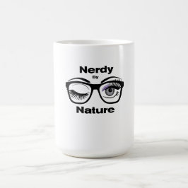 Nerdy von Nature Funny Geek Design mit Brille Verwandlungstasse