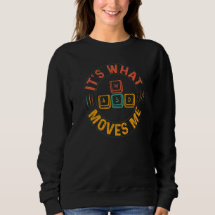Nerdy WASD Es ist das, was mich bewegt Computer-Sp Sweatshirt