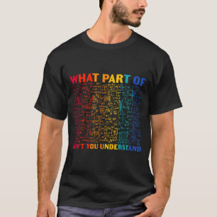 Nerdy Welchen Teil Von Mathe Verstehst Du Nicht Al T-Shirt