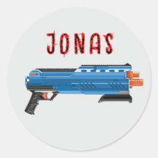 Nerf Rival Atlas Party Sticker. Runder Aufkleber