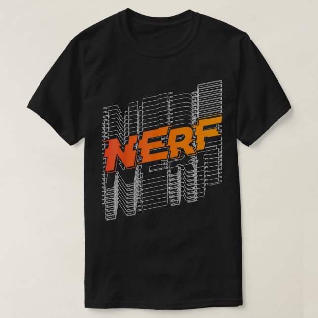 Nerf Stack Line Logo T-Shirt (Design vorne)