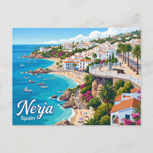 Nerja, Málaga, Andalusien, Spanien Spanien Postkarte