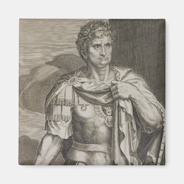 Nero Claudius Caesar Kaiser von Rom 54-68 n.Chr. Magnet (Vorne)