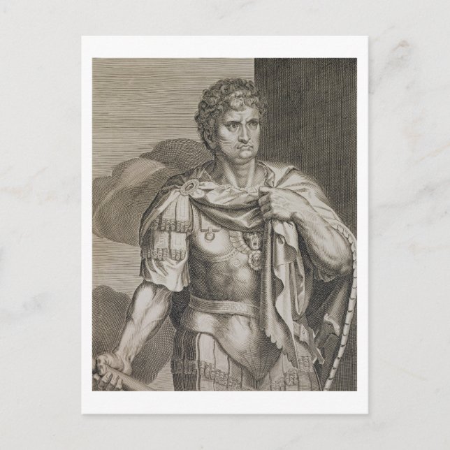 Nero Claudius Caesar Kaiser von Rom 54-68 n.Chr. Postkarte (Vorderseite)