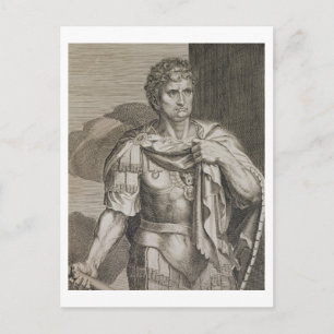 Nero Claudius Caesar Kaiser von Rom 54-68 n.Chr. Postkarte