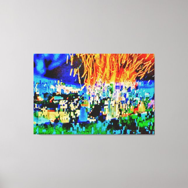 Nero fickte...von Maxwell Kerr Leinwanddruck (Vorderseite)