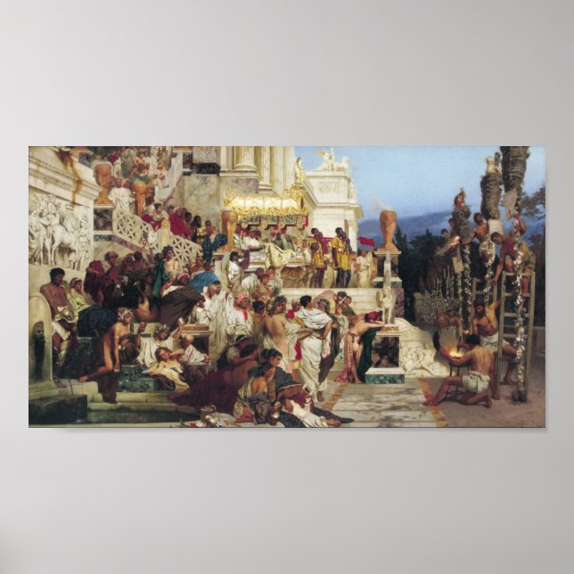 Neros Fackeln Poster (Vorne)