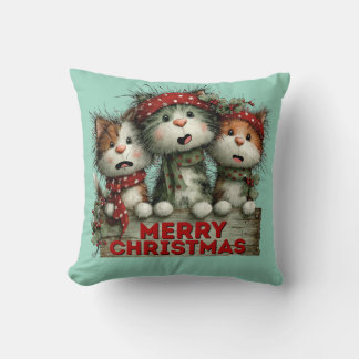 Nerry Christmas Cats Kissen