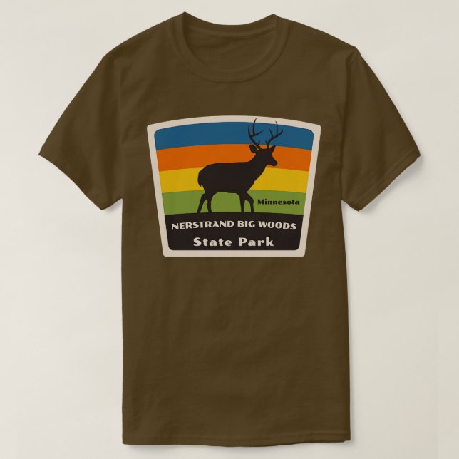 Nerstrand Big Woods Staat Park Minnesota Roaming D T-Shirt (Design vorne)
