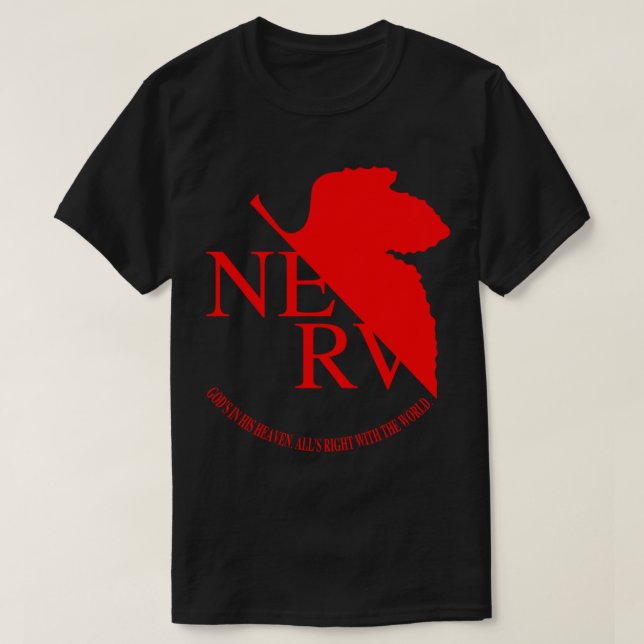 Nerv Logo, Neon Genesis Evangelion Essential T-Shi T-Shirt (Design vorne)