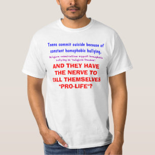 Nerv, zum sich gegen die Abtreibung zu nennen T-Shirt