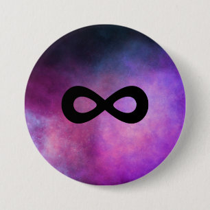 Nerven Galaxie-Button - Neurodiversity Button