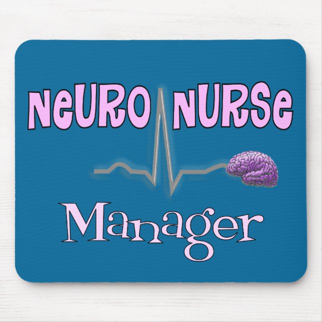 Nerven Krankenschwester-Manager-Geschenke Mousepad (Vorne)
